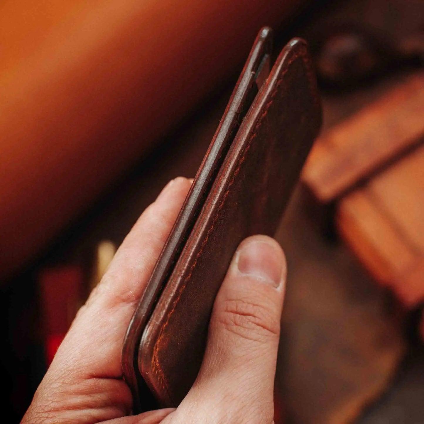 Pirate Goods Slim Bifold Wallet - Buccaneer | Minimalist Card Holder | Handcrafted EDC