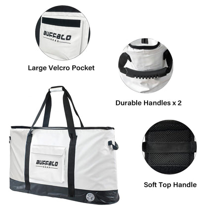 Buffalo Gear 105QT Fish Cooler Bag with YKK Zipper - Angler's Pro Tackle & Outdoors