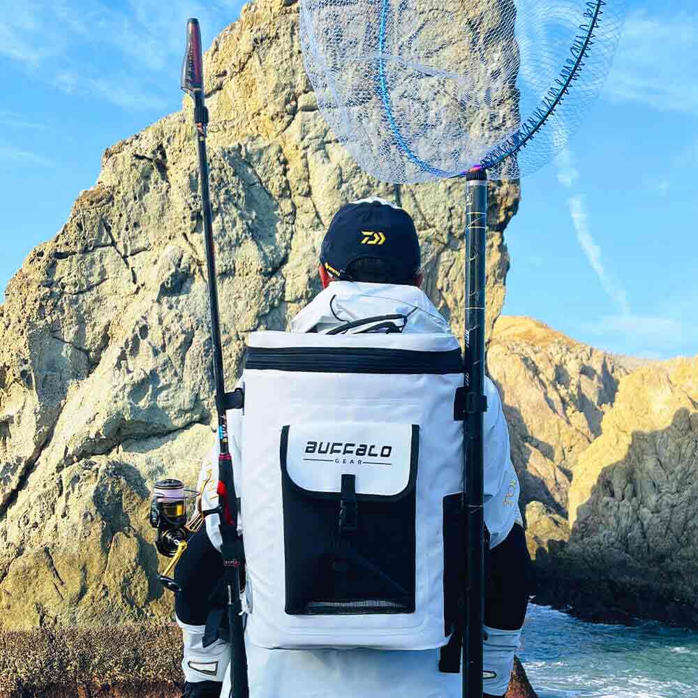Buffalo Gear 21QT Fish Cooler Backpack, Fish Kill Bag - Angler's Pro Tackle & Outdoors