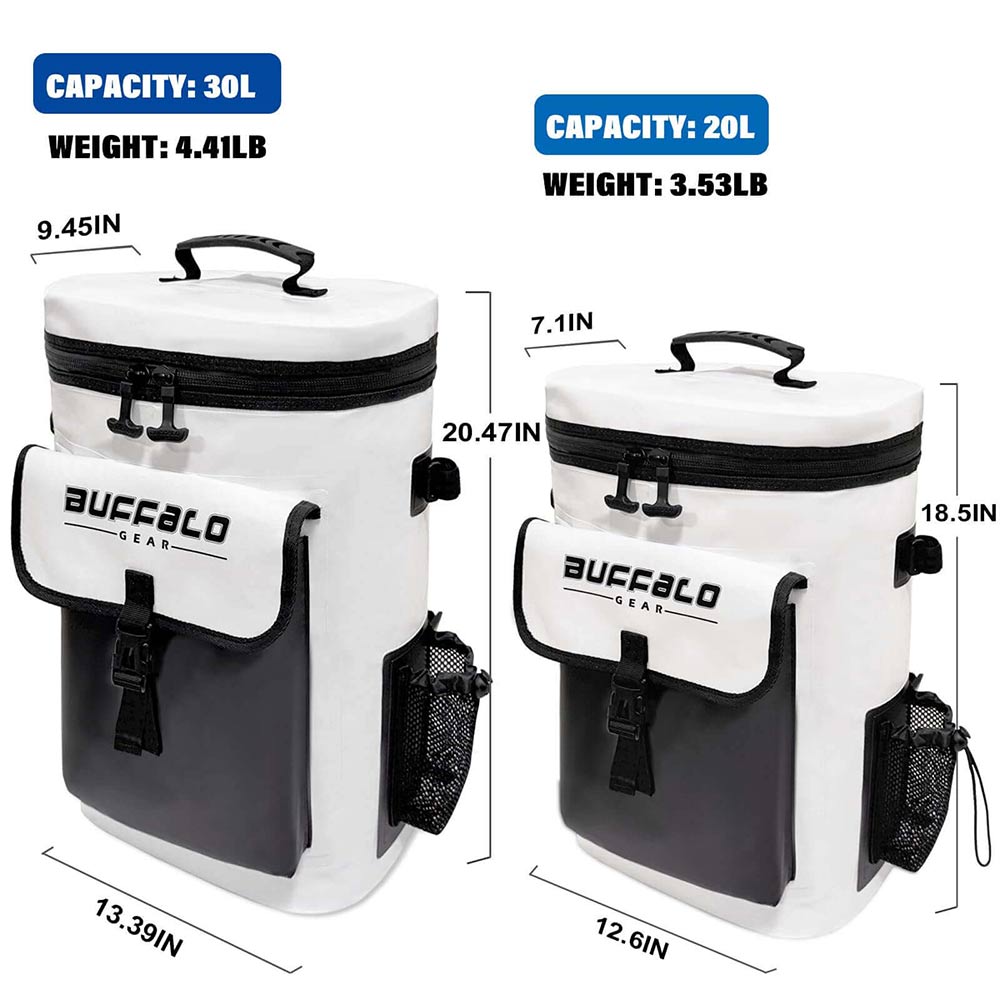 Buffalo Gear 21QT Fish Cooler Backpack, Fish Kill Bag - Angler's Pro Tackle & Outdoors