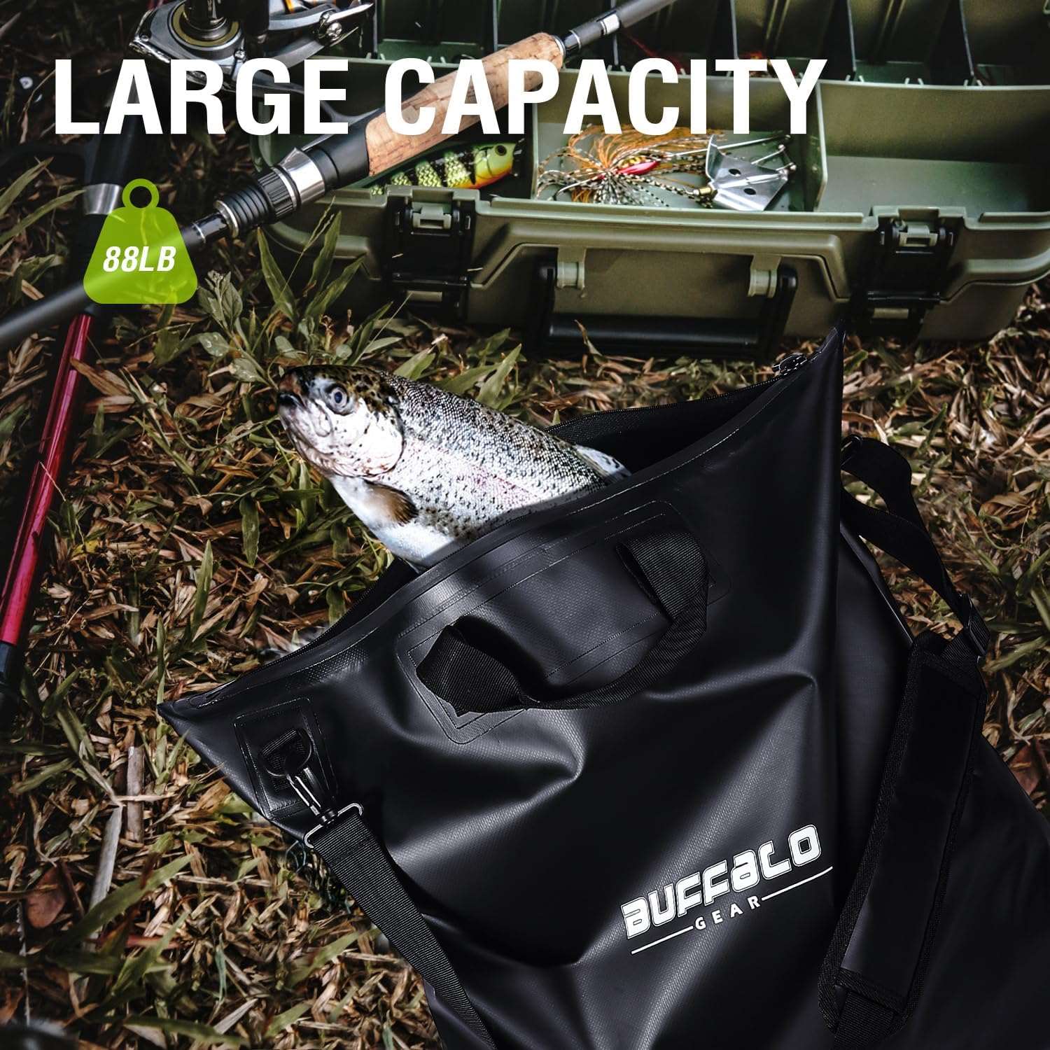 Buffalo Gear 25'' Tournament Weigh in Bag with Separate Mesh Insert - Angler's Pro Tackle & Outdoors