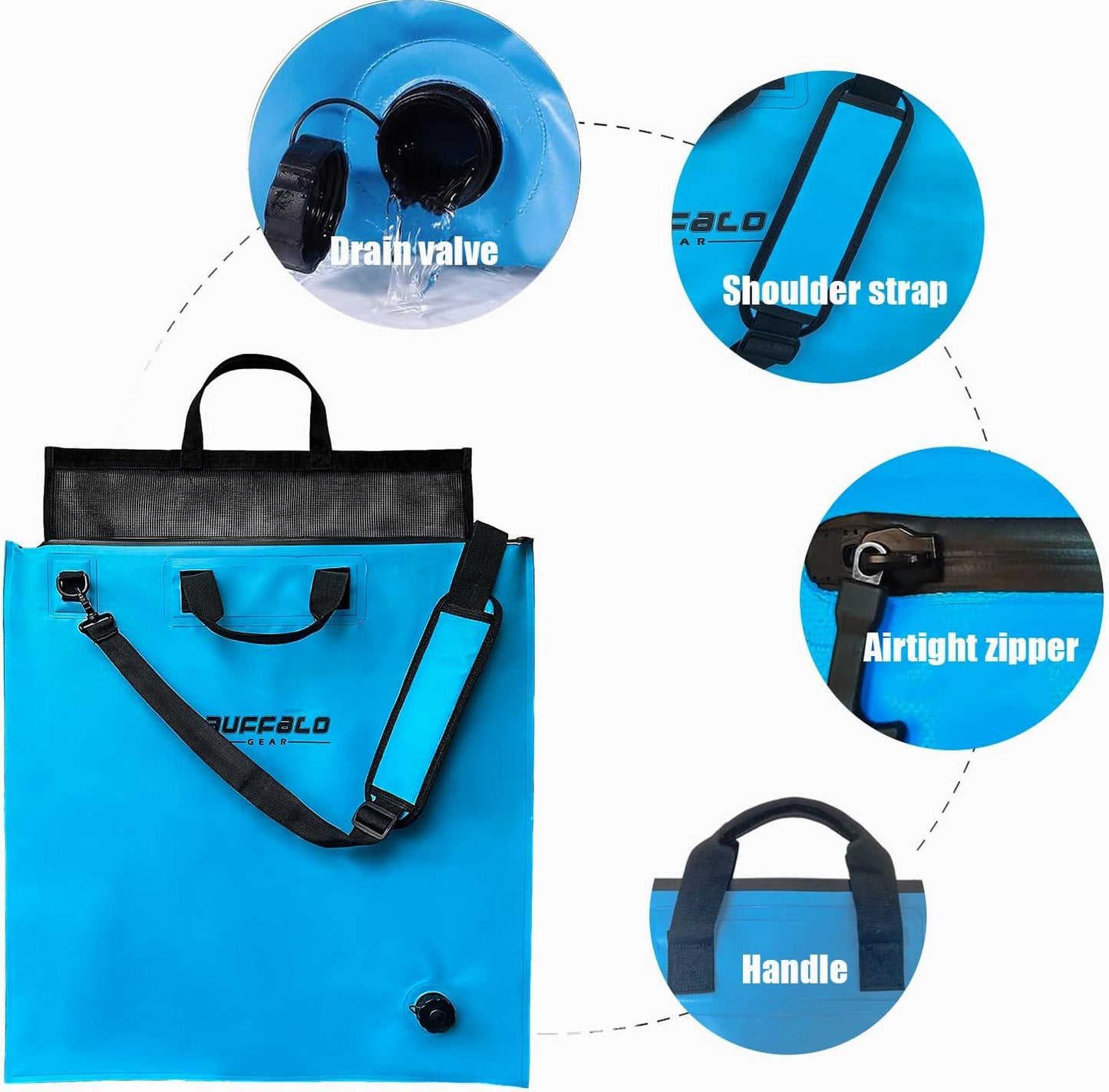 Buffalo Gear 25'' Tournament Weigh in Bag with Separate Mesh Insert - Angler's Pro Tackle & Outdoors