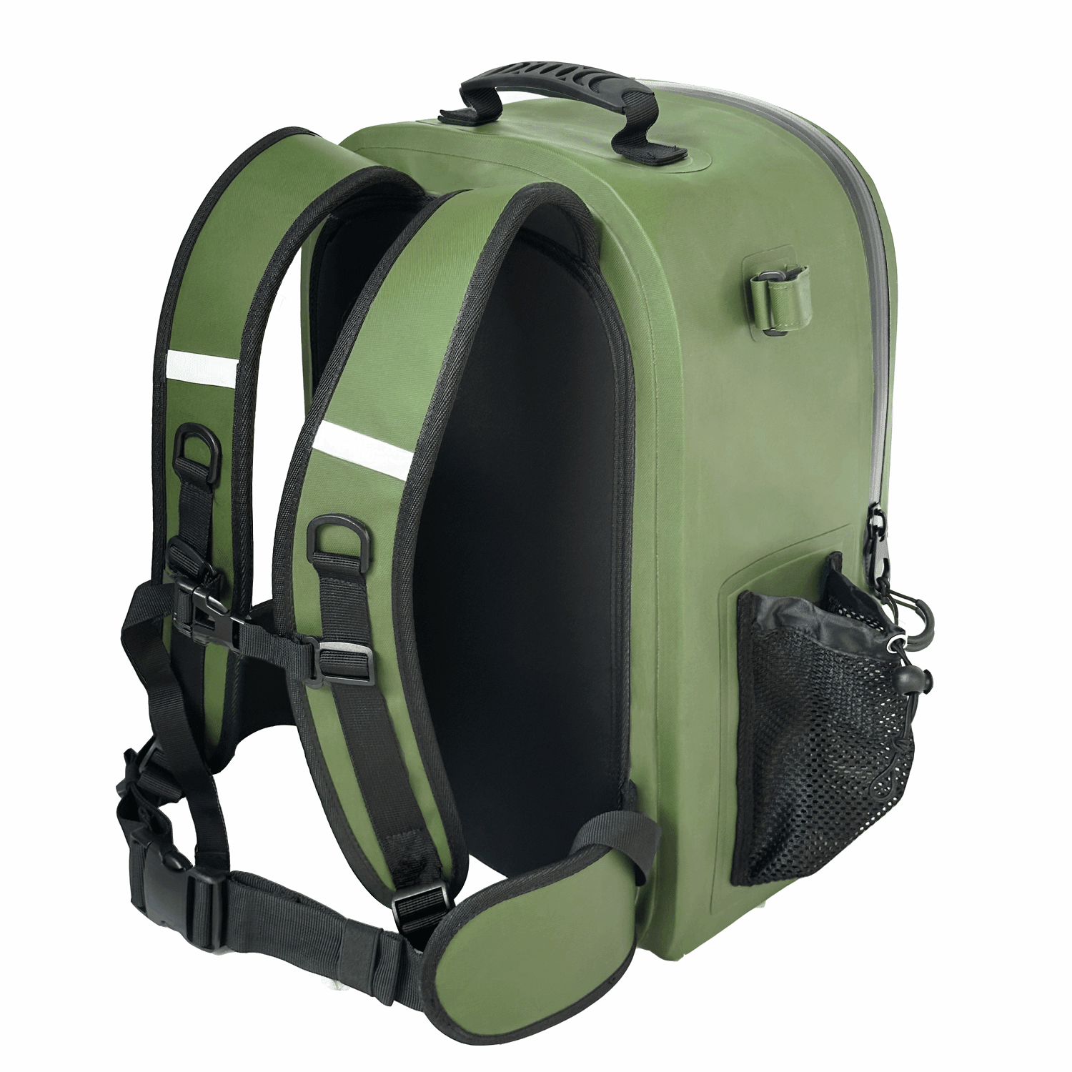 Buffalo Gear 27QT Waterproof Fishing Backpack with Rod Holder - Angler's Pro Tackle & Outdoors