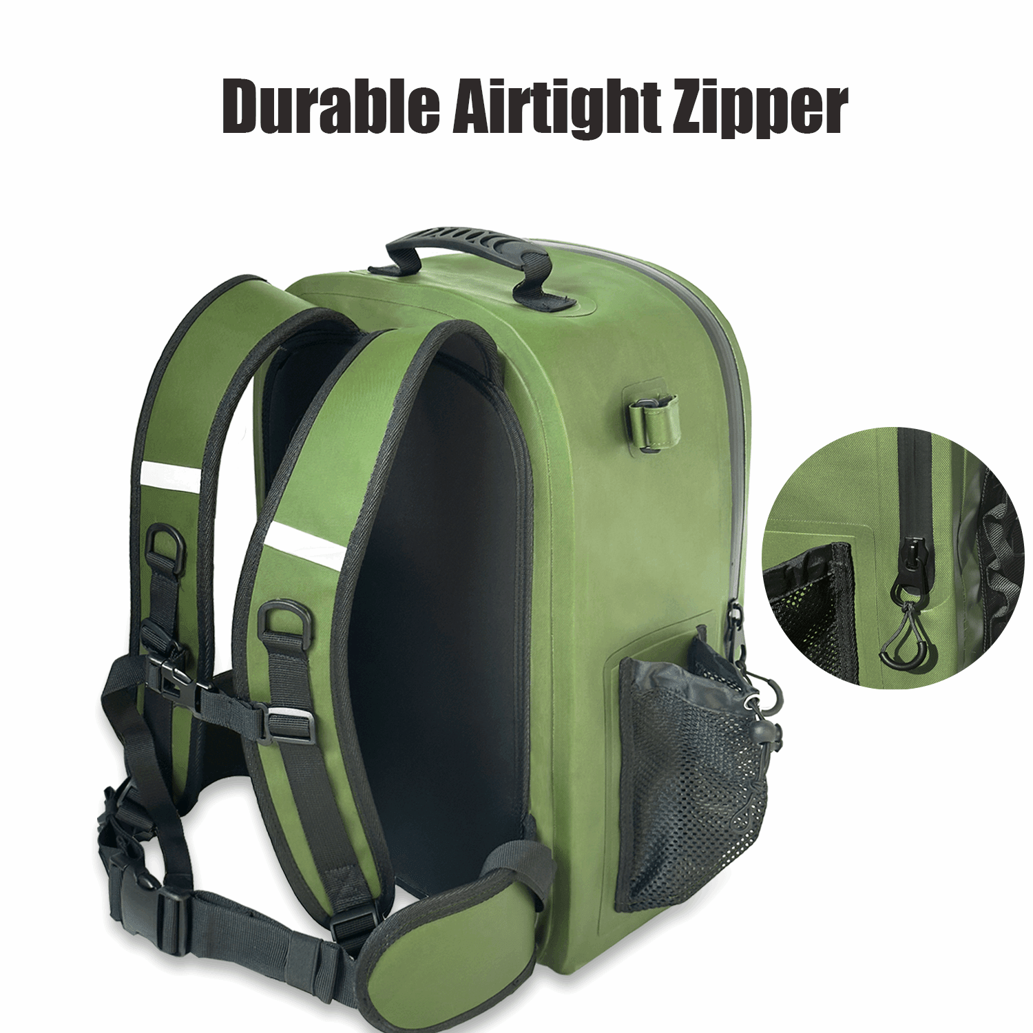 Buffalo Gear 27QT Waterproof Fishing Backpack with Rod Holder - Angler's Pro Tackle & Outdoors