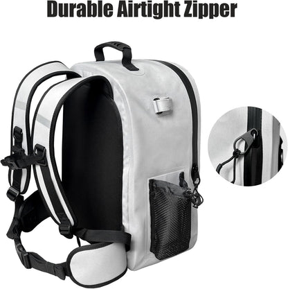 Buffalo Gear 27QT Waterproof Fishing Backpack with Rod Holder - Angler's Pro Tackle & Outdoors
