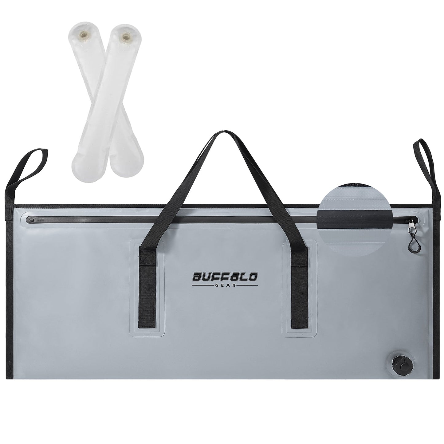 Buffalo Gear 40x18'' Fish Cooler Bag With Waterproof Zipper - Angler's Pro Tackle & Outdoors