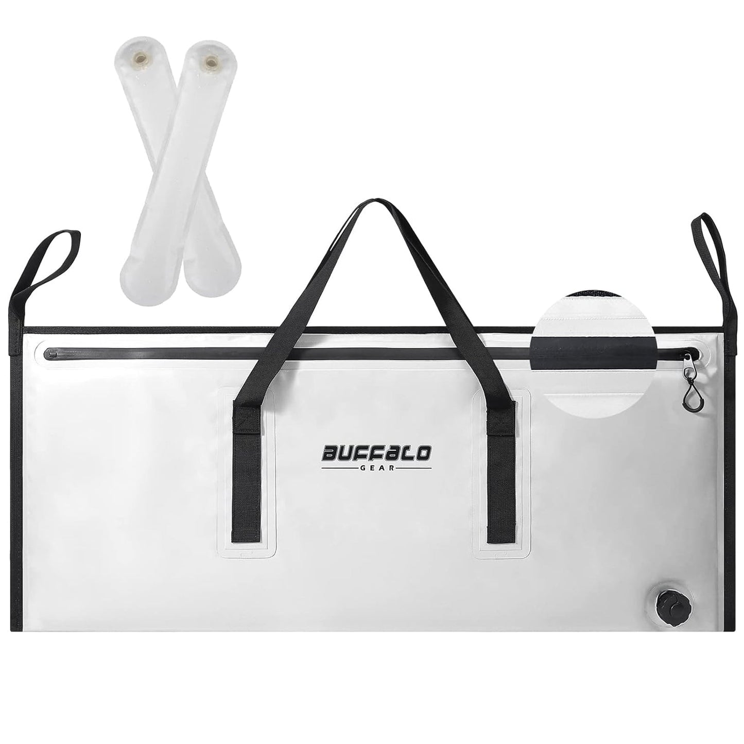 Buffalo Gear 40x18'' Fish Cooler Bag With Waterproof Zipper - Angler's Pro Tackle & Outdoors