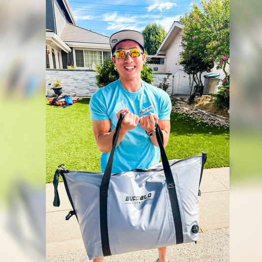 Buffalo Gear 45QT Fish Cooler Bag With Flat Bottom - Angler's Pro Tackle & Outdoors