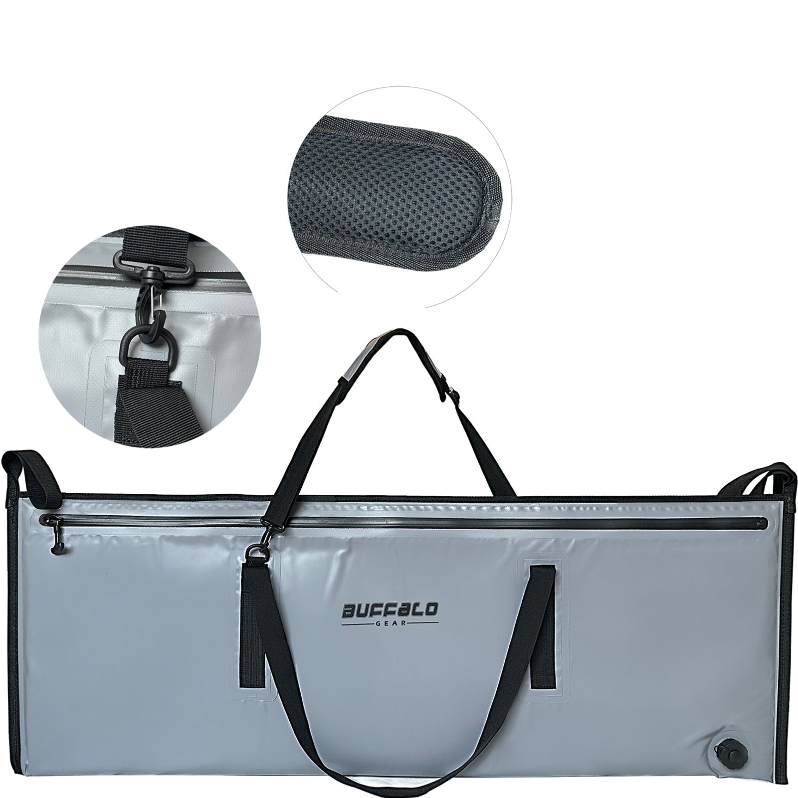 Buffalo Gear 48x18'' Fish Cooler Bag With Waterproof Zipper - Angler's Pro Tackle & Outdoors