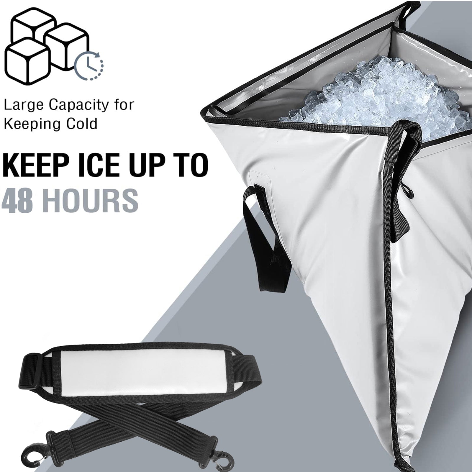 Buffalo Gear 48x18'' Fish Cooler Bag With Waterproof Zipper - Angler's Pro Tackle & Outdoors