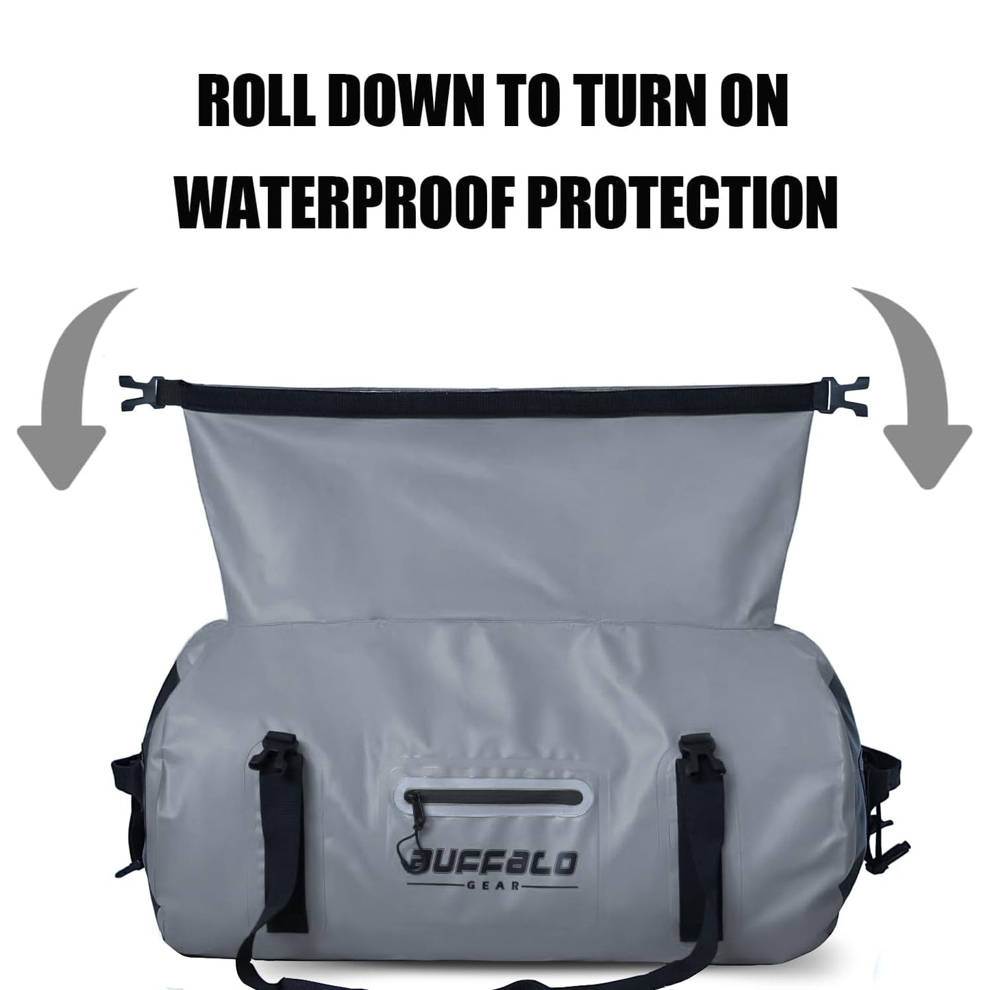 Buffalo Gear 63QT Roll Top Waterproof Duffel Bag - Angler's Pro Tackle & Outdoors