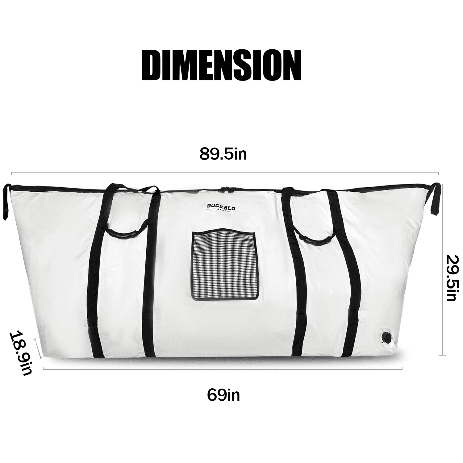 Buffalo Gear 90'' Fish Cooler Bag With YKK Zipper - Angler's Pro Tackle & Outdoors