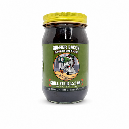 Grill Your Ass Off Bunker Bacon Bourbon BBQ Sauce™