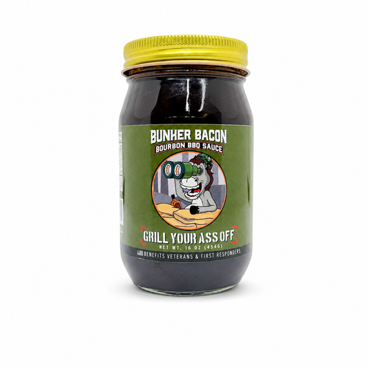 Grill Your Ass Off Bunker Bacon Bourbon BBQ Sauce™