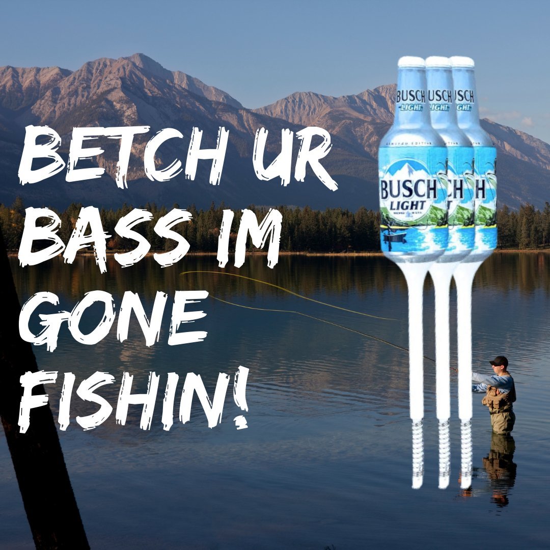 busch fish hook commercial 6 Pack Busch Light Fishing Bobbers