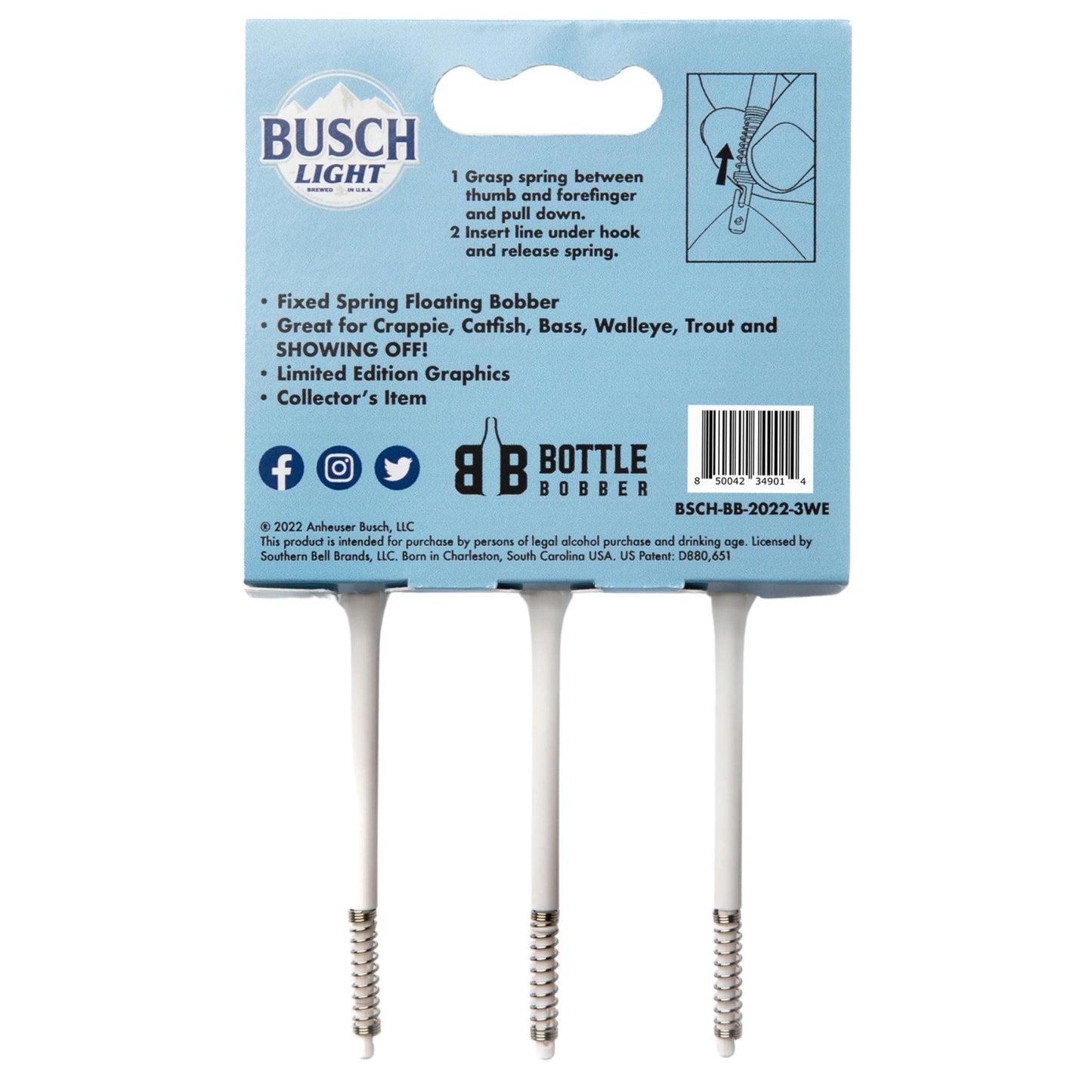 Busch Light Limited Edition Fishing Bobbers - 3 Pack- Southern Bell Brands - Angler's Pro Tackle & Outdoors