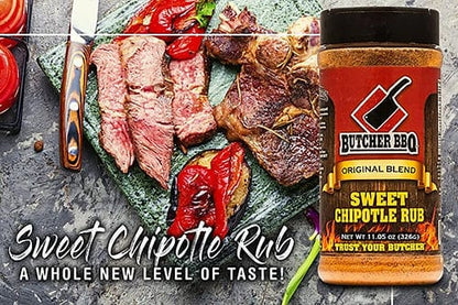 Butcher BBQ - Sweet Chipotle Barbecue Rub / Dry Rub Seasoning / Spices - Angler's Pro Tackle & Outdoors