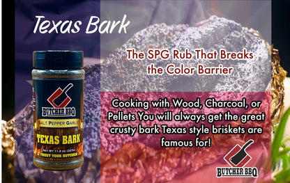 Butcher BBQ - Texas Bark - SPG Rub / Seasoning - Angler's Pro Tackle & Outdoors