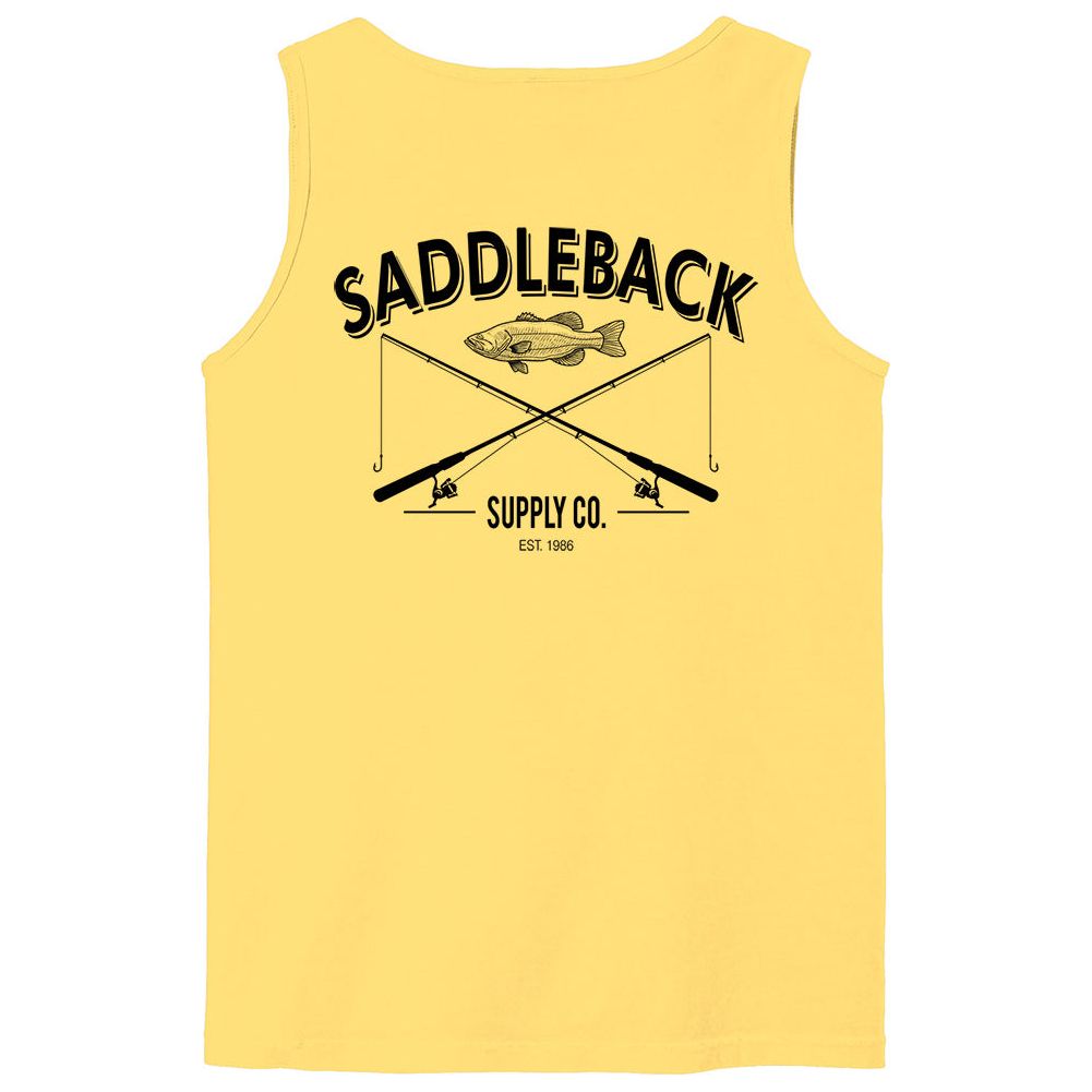 Saddleback Out Fishin' Pigment Tank Top