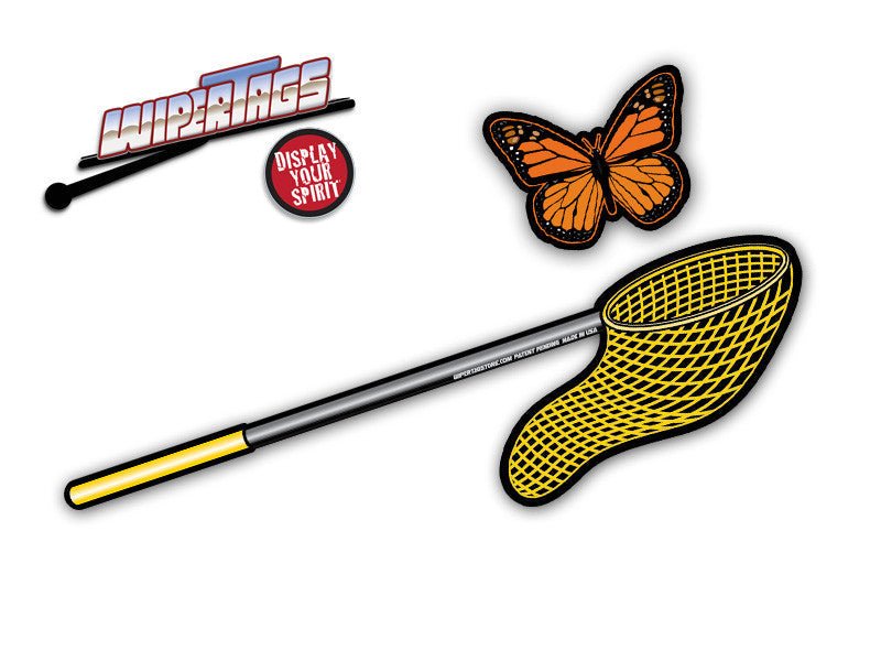 Butterfly Catcher Net WiperTag with Butterfly Decal - Angler's Pro Tackle & Outdoors