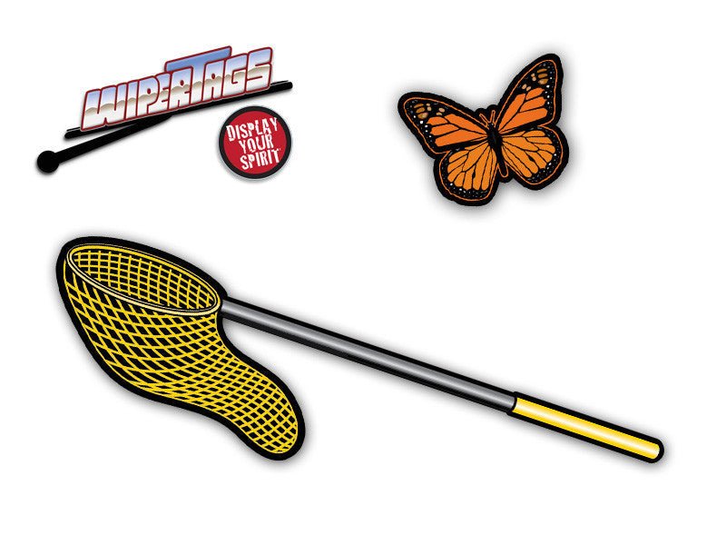 Butterfly Catcher Net WiperTag with Butterfly Decal - Angler's Pro Tackle & Outdoors