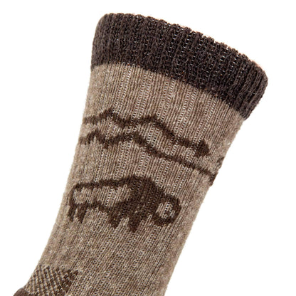 The Buffalo Wool Co. Yellowstone - Advantage Gear Crew Sock