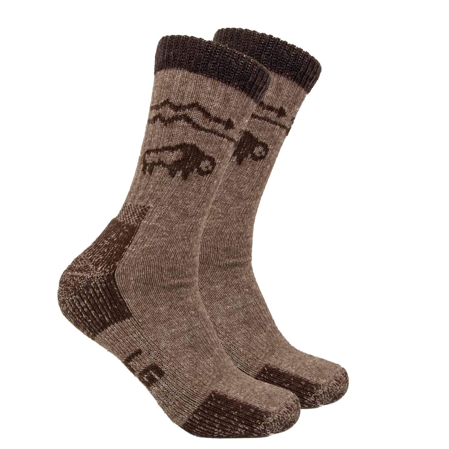 The Buffalo Wool Co. Yellowstone - Advantage Gear Crew Sock