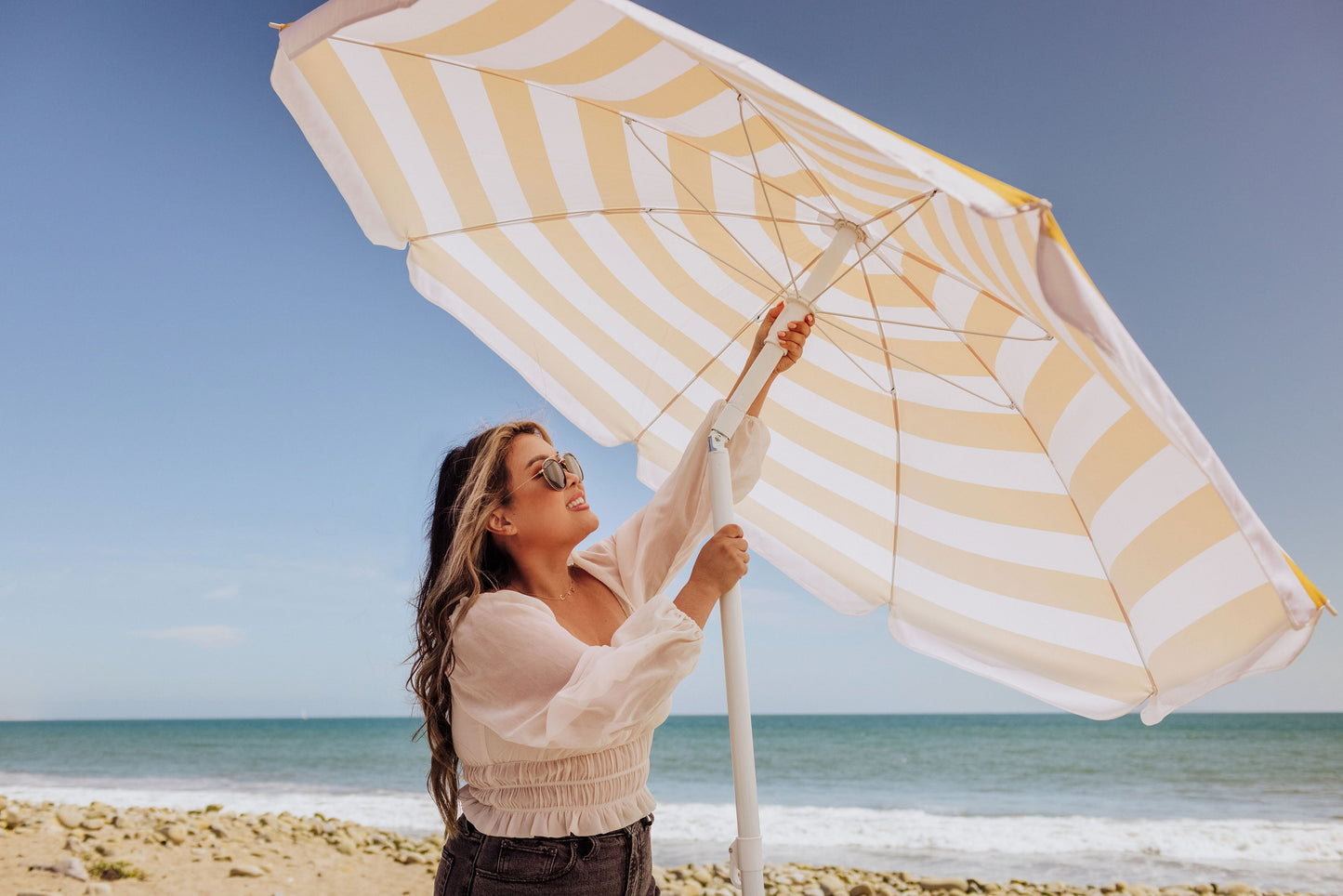Picnic Time 5.5 Ft. Portable Beach Umbrella