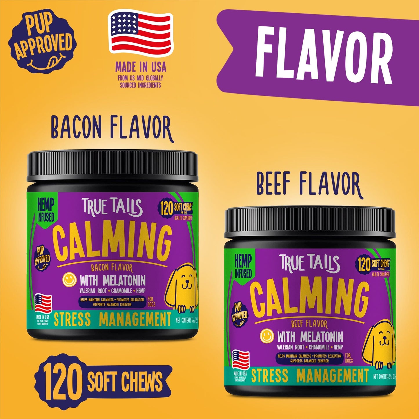 Calming Support With Hemp For Dogs 9oz Jar (120 Count) - Angler's Pro Tackle & Outdoors