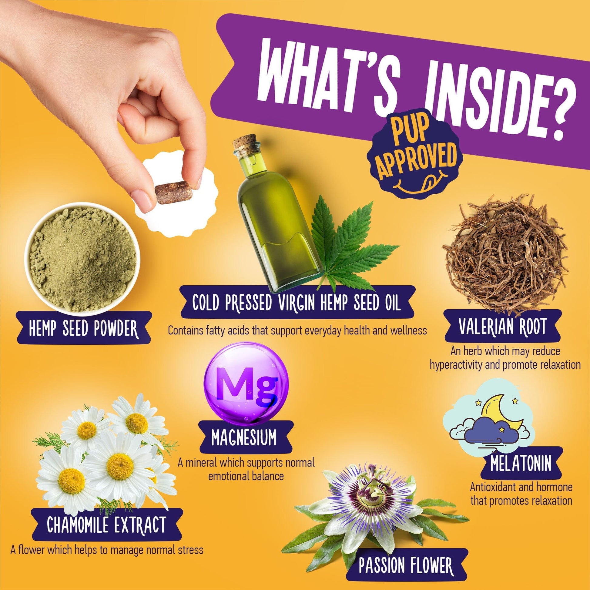 Calming Support With Hemp For Dogs 9oz Jar (120 Count) - Angler's Pro Tackle & Outdoors