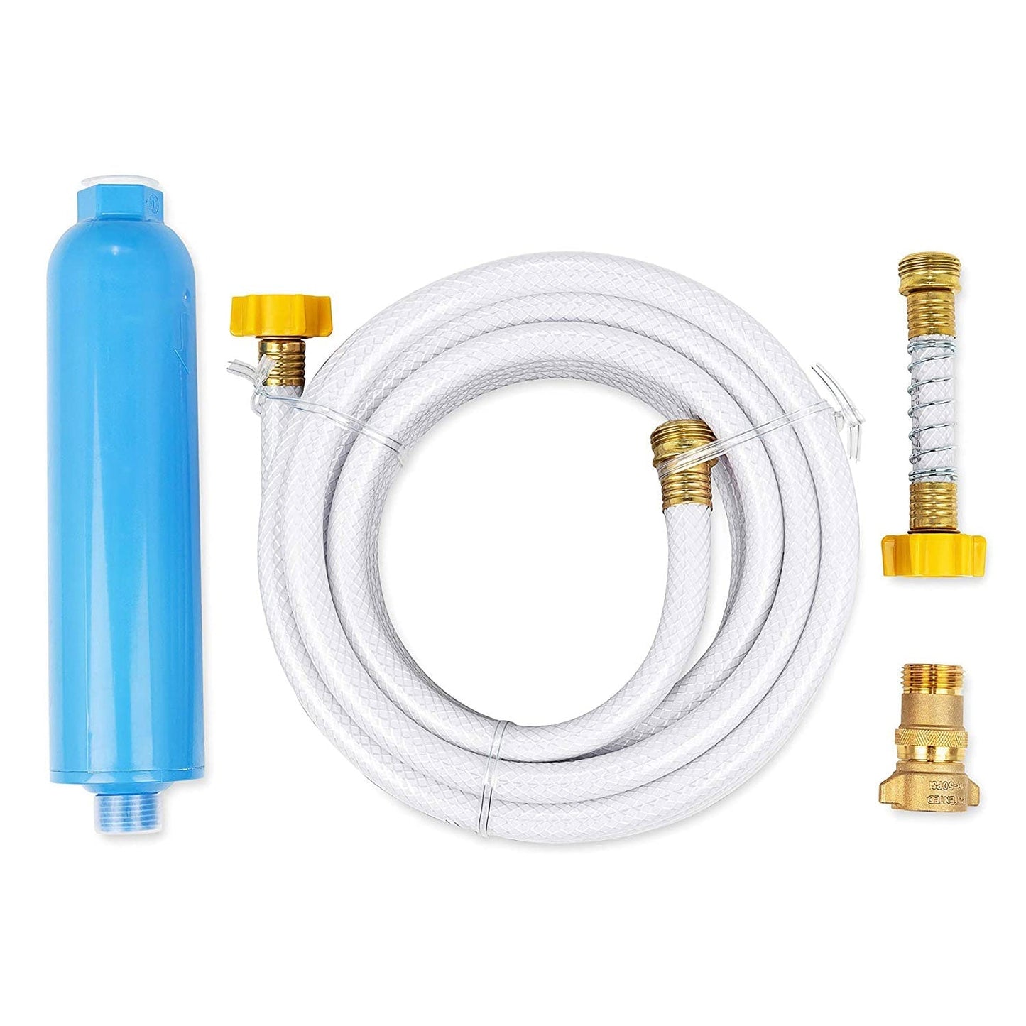 Camco 40010 Marine RV Camper Trailer Fresh Water Hose and Filter Filtration Kit - Angler's Pro Tackle & Outdoors