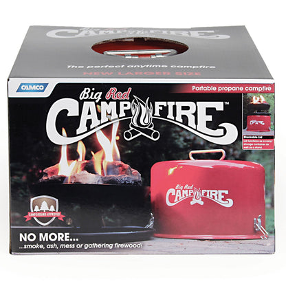 Camco Big Red Outdoor Portable Tabletop Propane Heater Fire Pit, 13.25 Inch - Angler's Pro Tackle & Outdoors