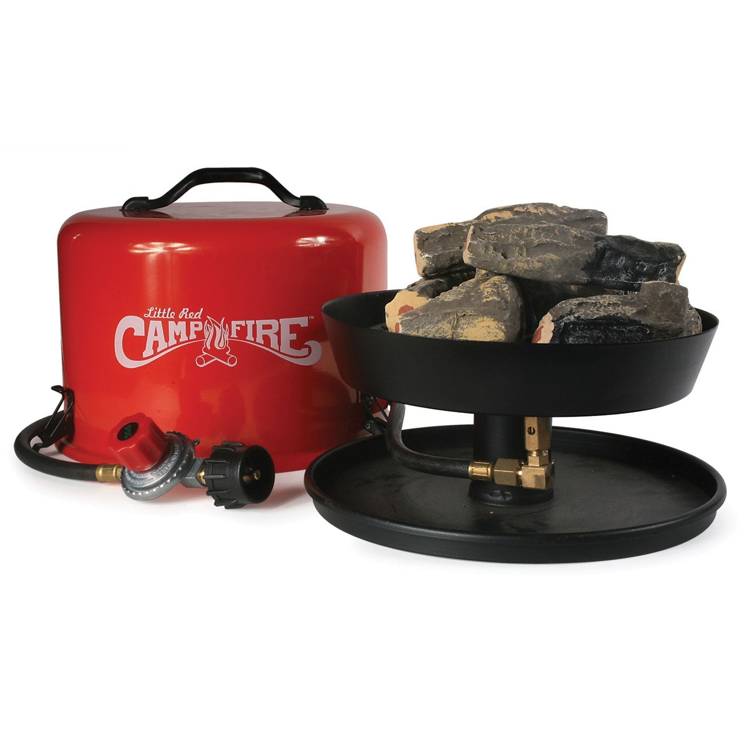 Camco Little Red Outdoor Portable Tabletop Propane Heater Fire Pit 11.25 Inch - Angler's Pro Tackle & Outdoors