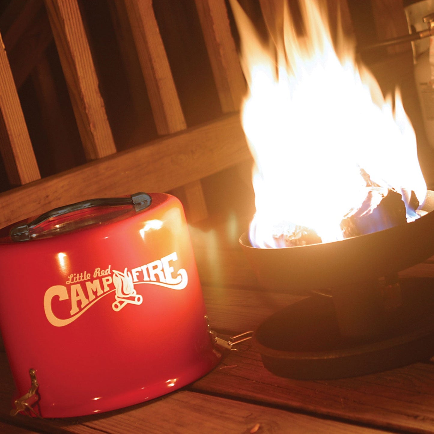 Camco Little Red Outdoor Portable Tabletop Propane Heater Fire Pit 11.25 Inch - Angler's Pro Tackle & Outdoors