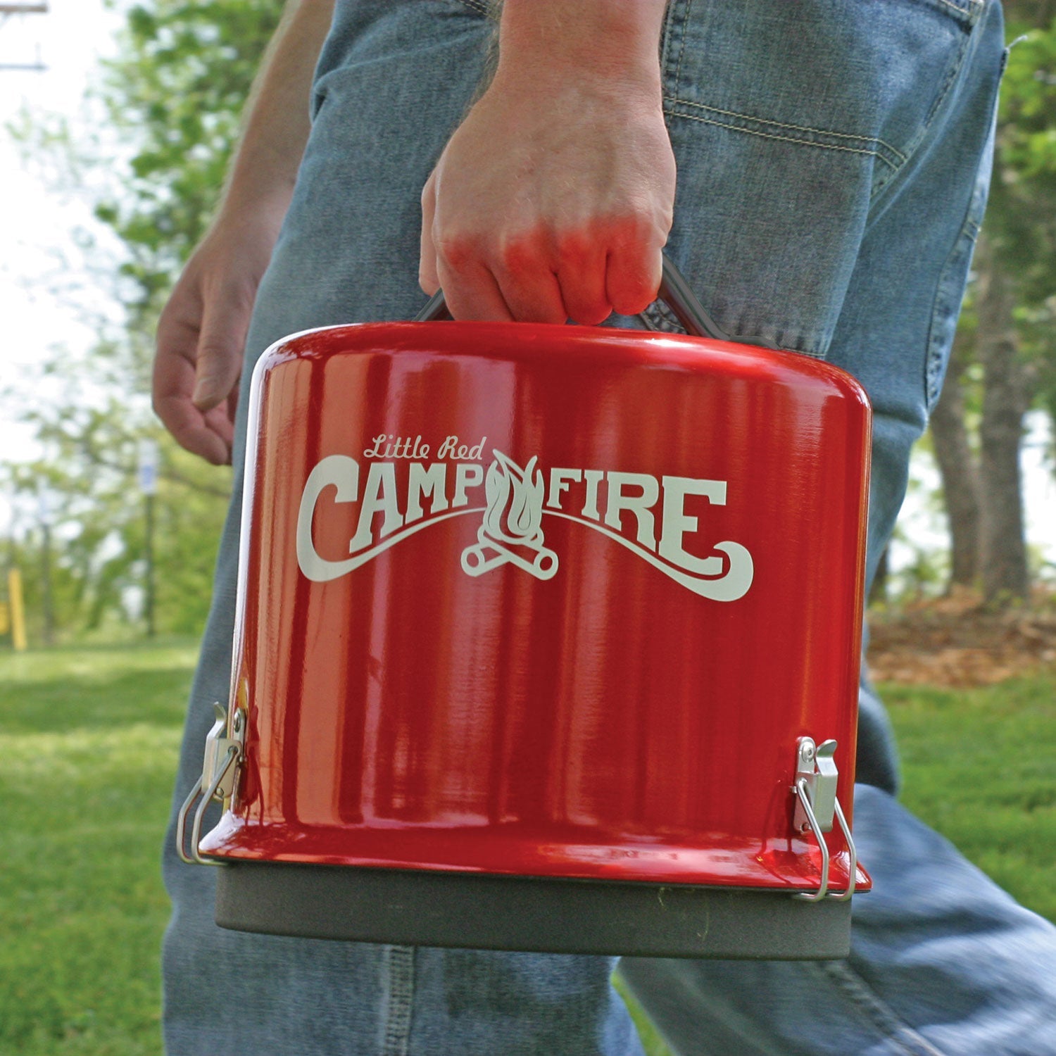 Camco Little Red Outdoor Portable Tabletop Propane Heater Fire Pit 11.25 Inch - Angler's Pro Tackle & Outdoors