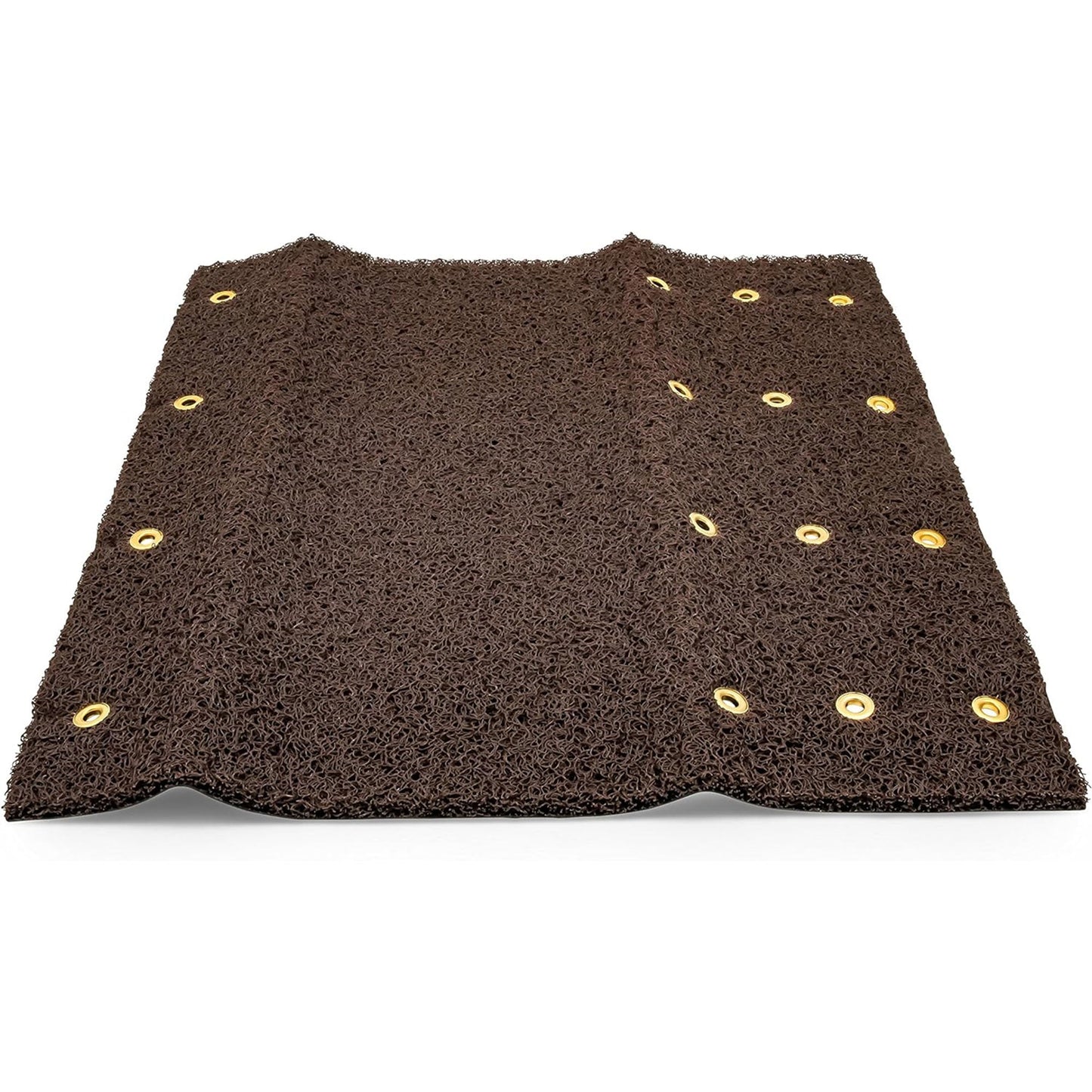 Camco Premium Wrap Around RV Step Rug with Looped PVC Material and Spring, Brown - Angler's Pro Tackle & Outdoors