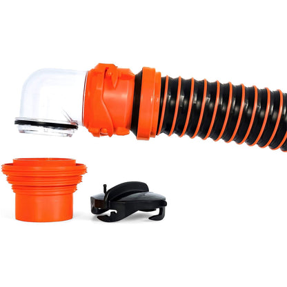 Camco RhinoEXTREME 20 Ft Sewer Hose Kit with 360 Degree Clear Swivel Wye Fitting - Angler's Pro Tackle & Outdoors