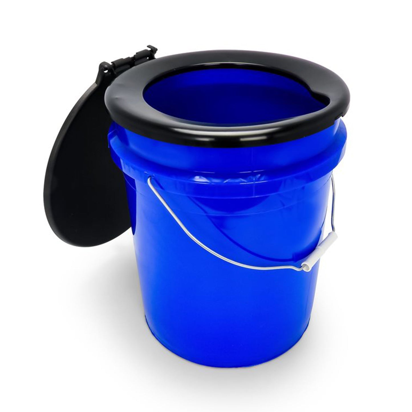 Camco RV Portable Outdoor 5 Gallon Toilet Bucket Kit with Seat & Lid Attachment - Angler's Pro Tackle & Outdoors