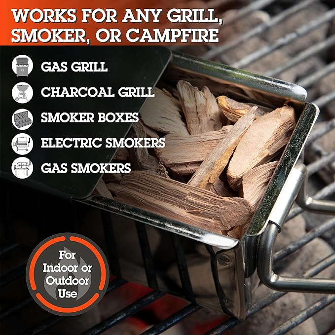 Grill Masters Club Wood Chip 4-Pack: Apple, Hickory, Cherry & Pecan