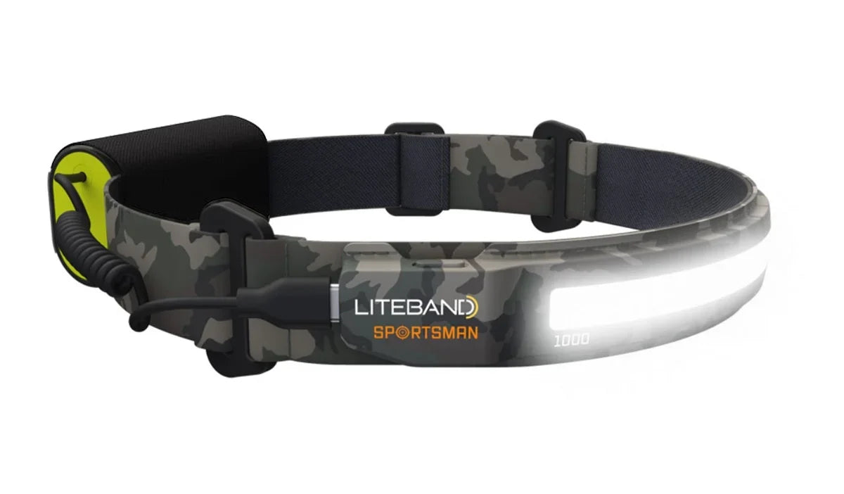Liteband PRO 1000 Lumen LED Wide Beam Rechargeable Headlamp