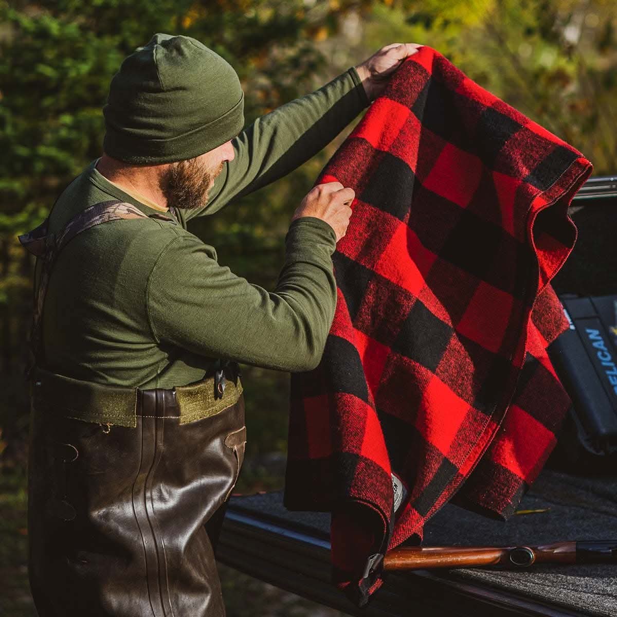Minus33 - Camp Throw Blanket White Mountain Woolen