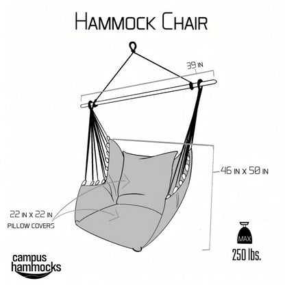 Campus Hammocks Tennessee Volunteers Power T Hammock Chair
