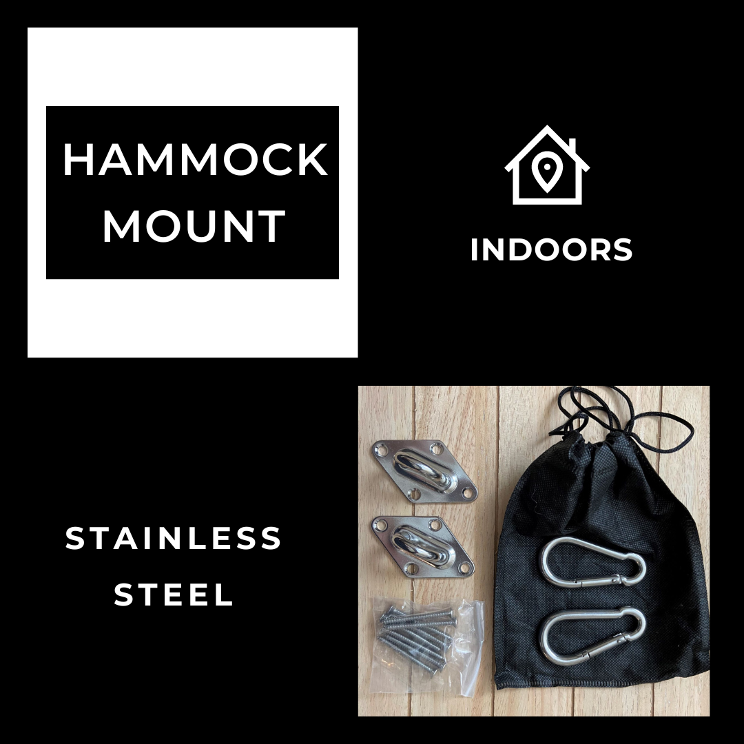 Campus Hammocks Indoor Hammock Wall Hardware Mount Kit