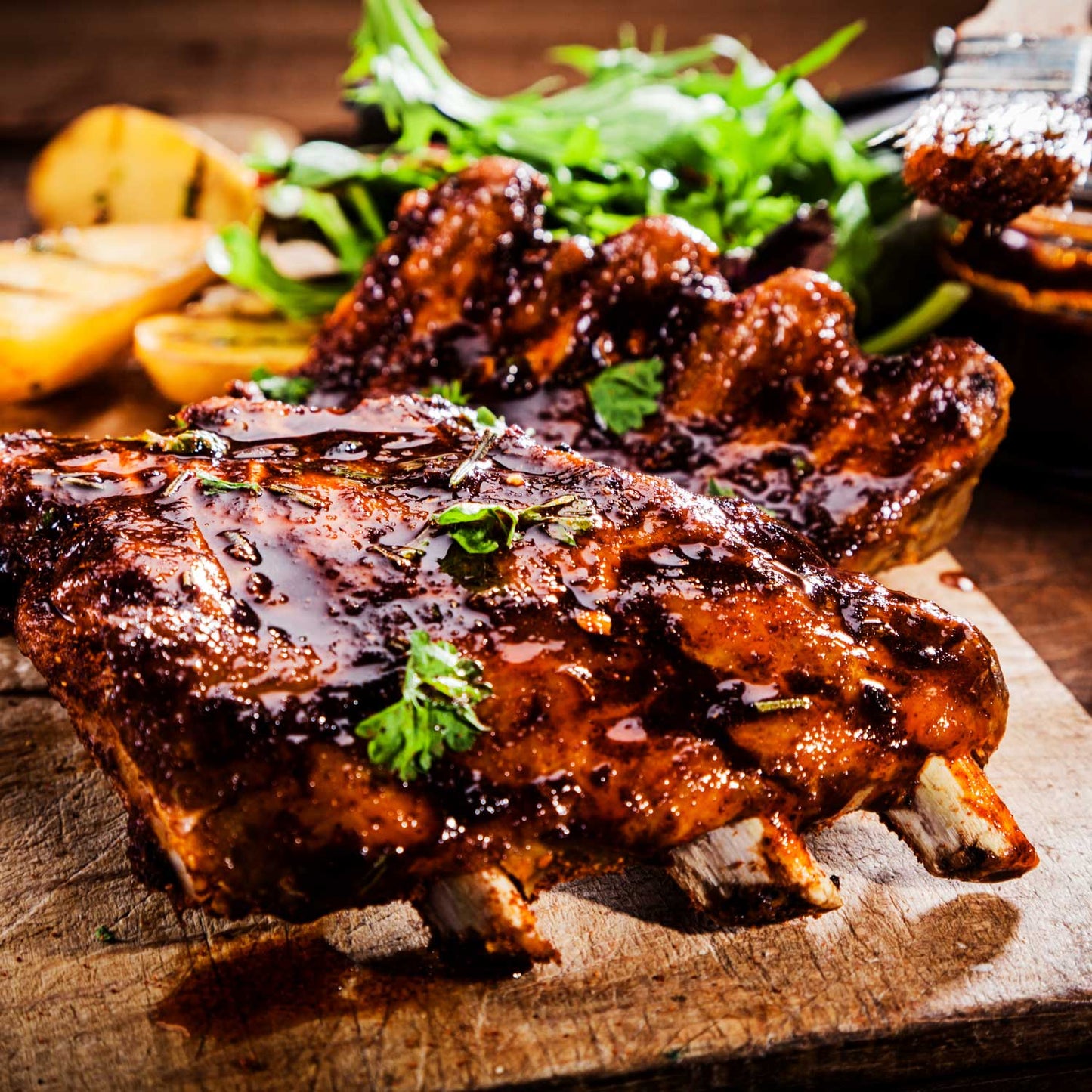 Pig of the Month BBQ *HOLIDAY SPECIAL*:  Candied Orange BBQ Ribs