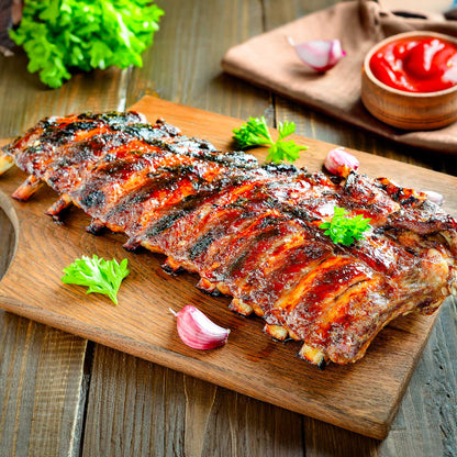 Pig of the Month BBQ *HOLIDAY SPECIAL*:  Candied Orange BBQ Ribs