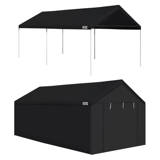 Caravan Canopy Domain 10 x 20' Straight Leg Instant Canopy Tent Set w/Sidewalls - Angler's Pro Tackle & Outdoors