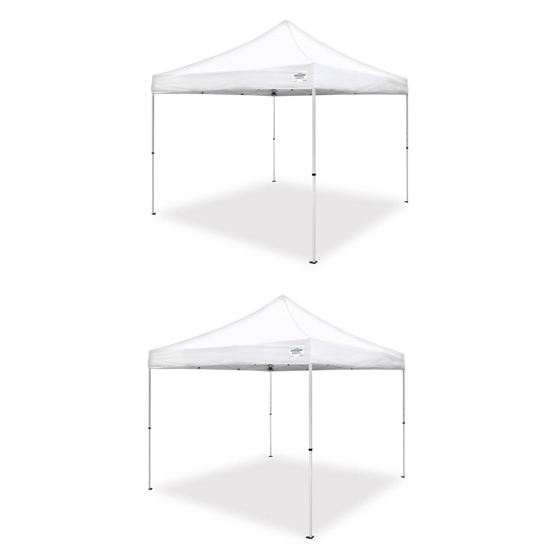 Caravan Canopy M Series Pro 2 10 x 10 Foot Straight Leg Instant Canopy (2 Pack) - Angler's Pro Tackle & Outdoors