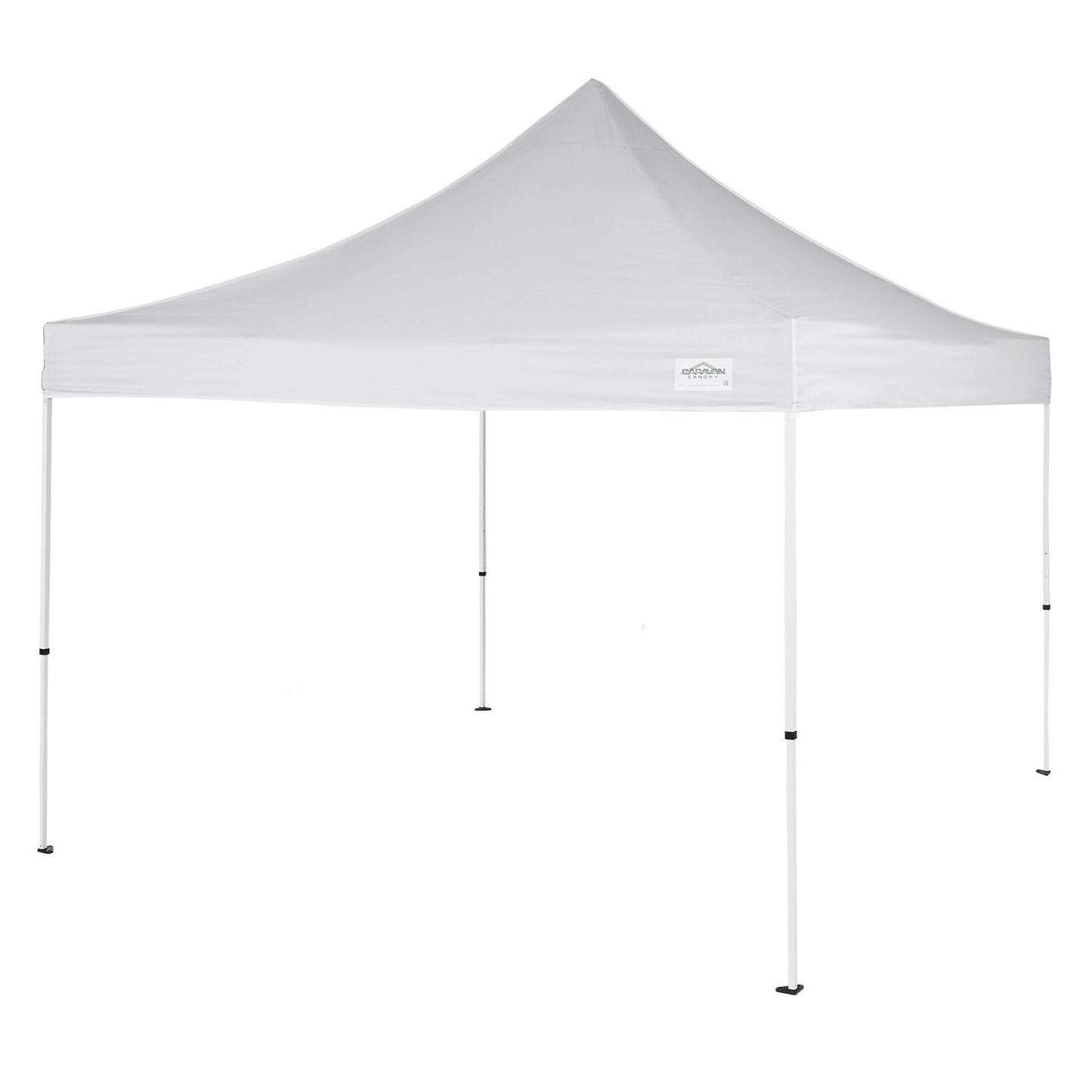 Caravan Canopy M Series Pro 2 10 x 10 ft Straight Leg Pop - Up Canopy Tent, White - Angler's Pro Tackle & Outdoors