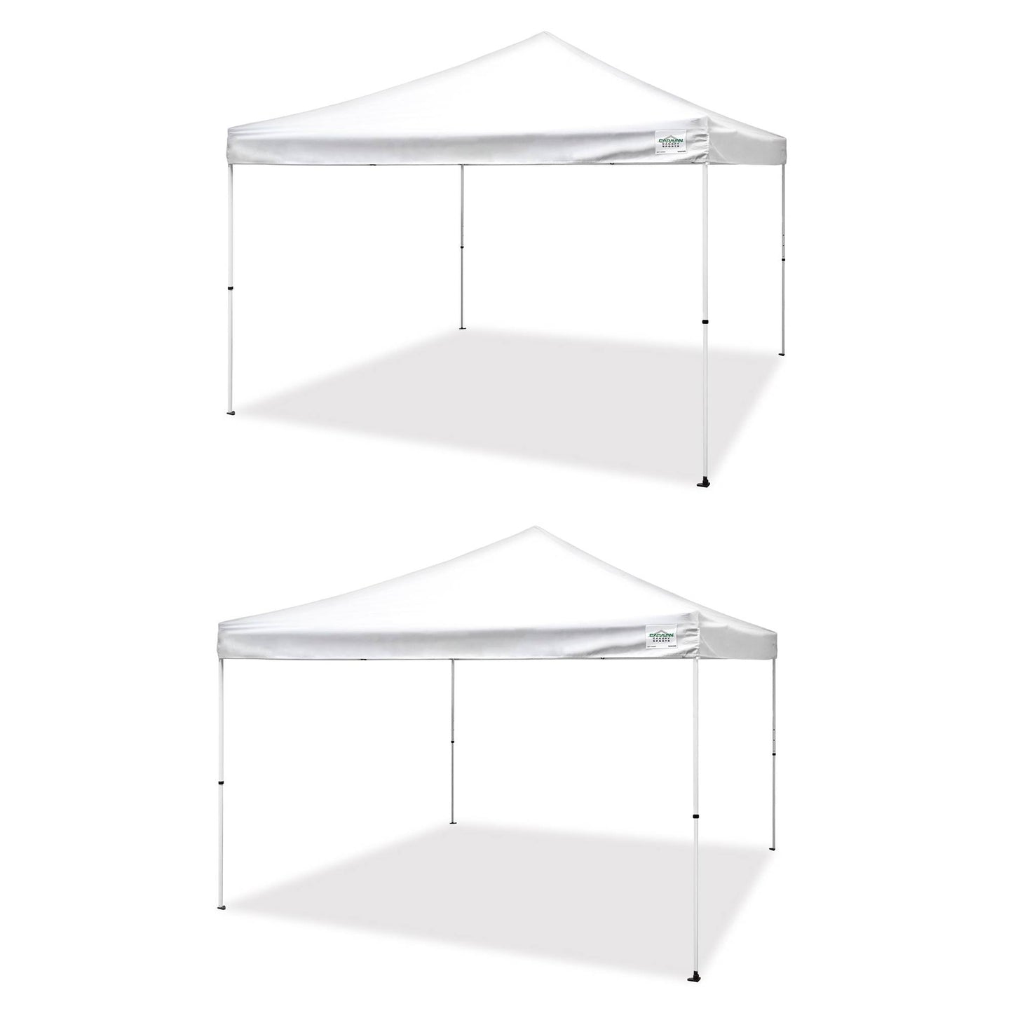 Caravan Canopy M Series Pro 2 12 x 12 Foot Straight Leg Instant Canopy (2 Pack) - Angler's Pro Tackle & Outdoors