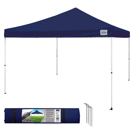 Caravan Canopy M Series Pro 2 12 x 12 Foot Straight Leg Instant Canopy, Blue - Angler's Pro Tackle & Outdoors